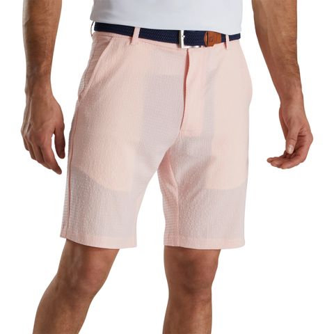 Quần short golf nam siêu nhẹ 87108 Seersucker hồng nhạt | Men's golf Seersucker Shorts LIGHTWEIGHT 87108 | FootJoy