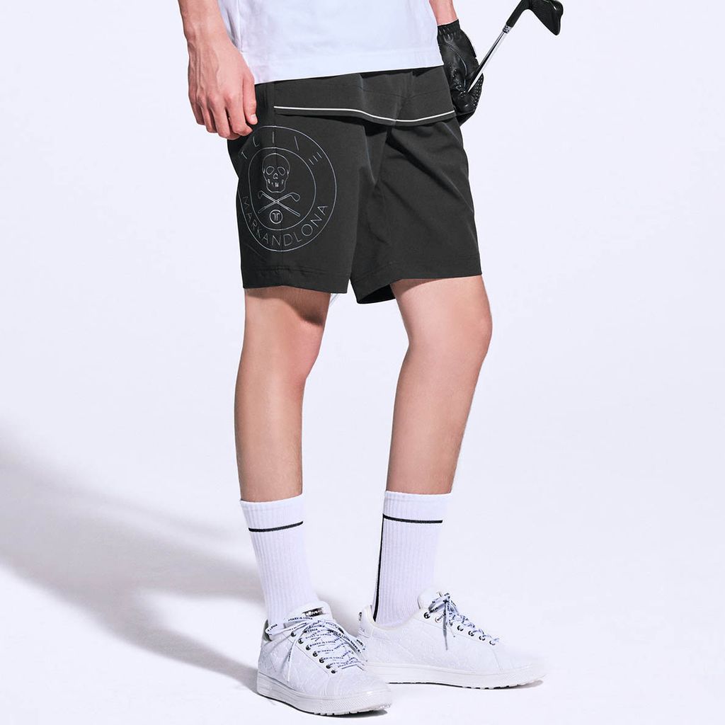Quần short nam WSP MXM-4B-AT02 Black | MARK & LONA