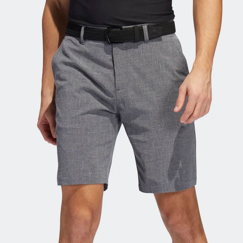 Quần Shorts golf nam ADIDAS CROSSHATCH HA1462 BLACK/WHITE