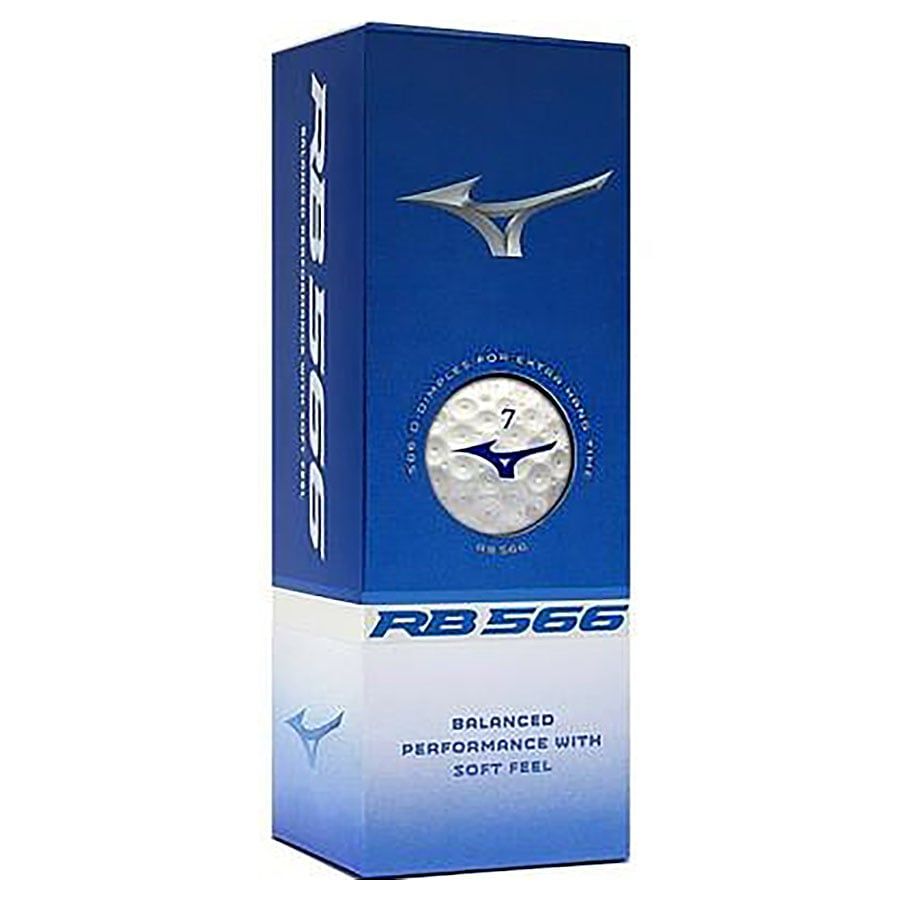 Hộp 12 bóng golf RB566 2 lớp White 2024 | Mizuno
