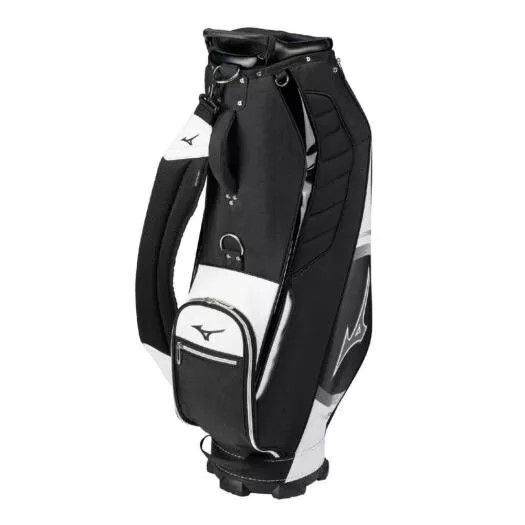 Mizuno Caddy Bag ブラック Amazon.co.jp: Mizuno Golf Caddy Bag, All Leather, Frame