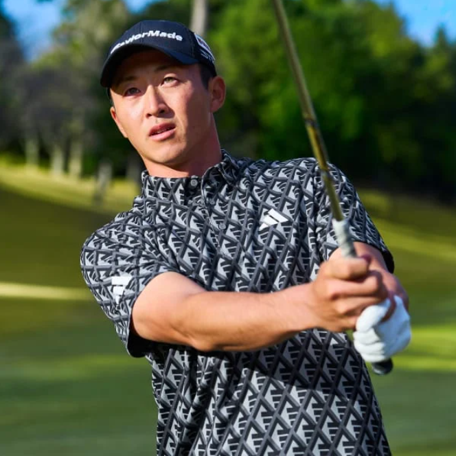 Áo golf nam tay ngắn Ess Aop IN9041 | Adidas
