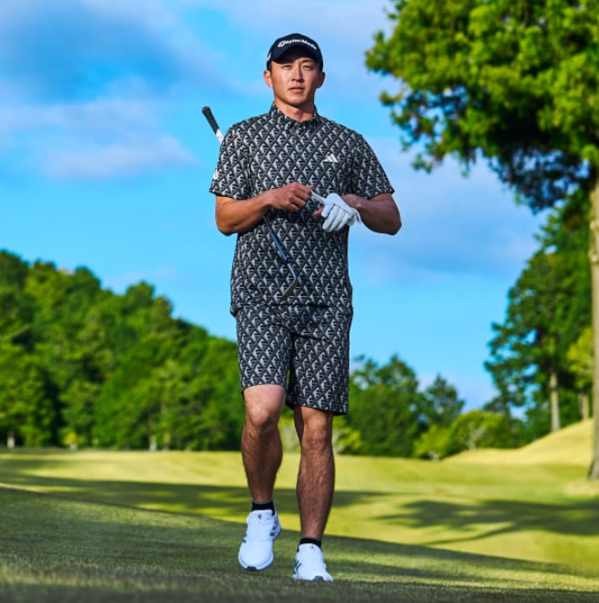 Áo golf nam tay ngắn Ess Aop IN9041 | Adidas