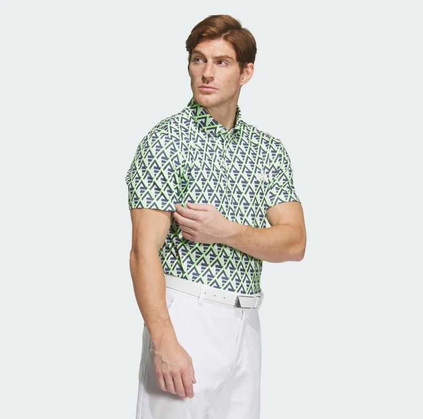 Áo golf nam tay ngắn Ess Aop IN9040 | Adidas
