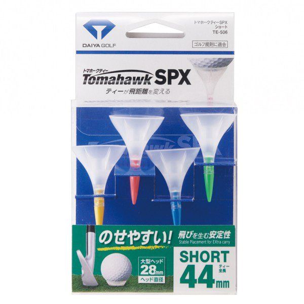 Tee golf Phễu Tomahawk SPX TE 506 Short 44mm Japan | Daiya