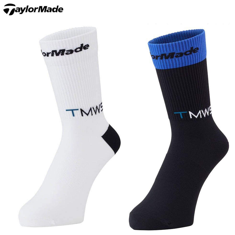 N9453 | Vớ cổ cao TJ048 | TJ048 socks | Trắng, Đen | TaylorMade | 6950
