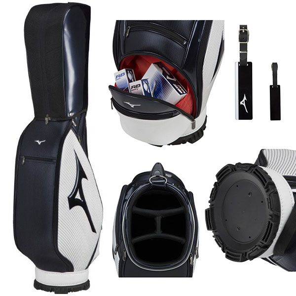 Túi gậy golf 5LJC230414 GG CART BAG WHITE/NAVY 3.7kg | MizunoCác chi tiết của Túi gậy golf 5LJC230414 GG CART BAG WHITE/NAVY 3.7kg | Mizuno