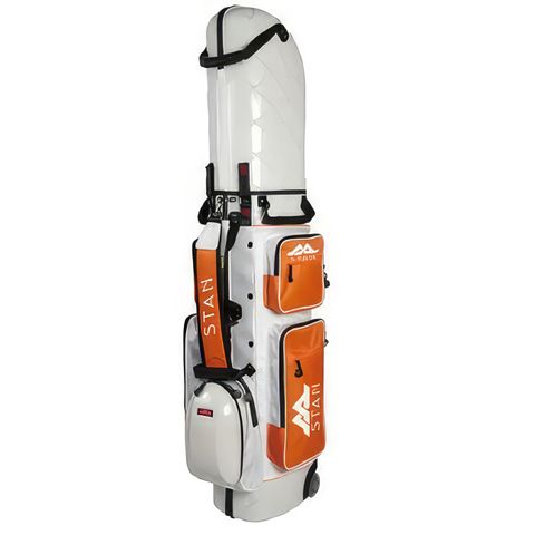 Túi gậy golf form cứng có bánh xe 9039-05 WHITE/ORANGE | Stan