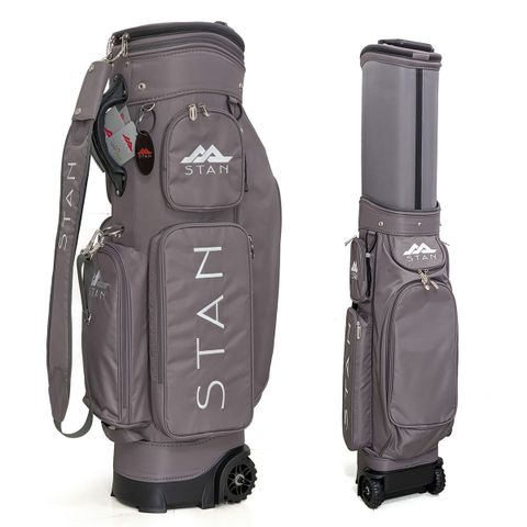 Túi gậy golf form cứng có bánh xe 95088-05 màu Xám | Stan