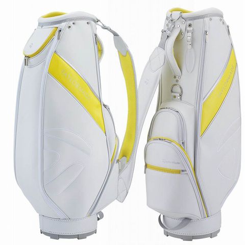 Túi gậy golf nữ BAY METAL N92967 màu Trắng/vàng |  Ladies Tour bag BAY METAL 2WSCB-TD297 WH | Taylor Made