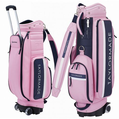 Túi gậy golf nữ có bánh xe và tay đẩy N92951 màu Hồng | Women's Cart bag 2WSCB-TD291 | Taylor Made