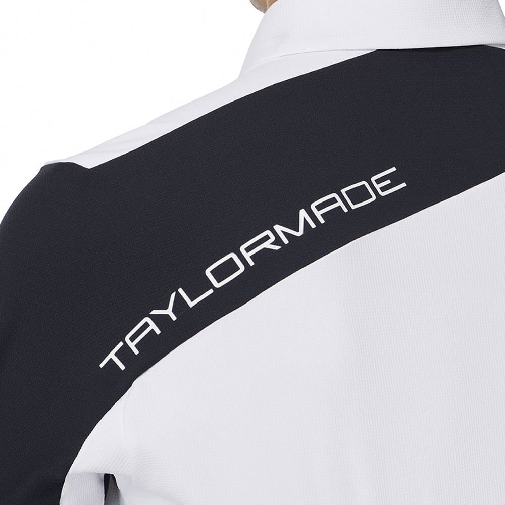 Áo golf nam tay ngắn 2MSPO-UN618 WHITE M13157 | TaylorMade