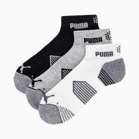 Combo 3 đôi vớ golf 85856203 PUMA ESSENTIAL ¼ CUT 3 PAIR PACK - Multi | Puma