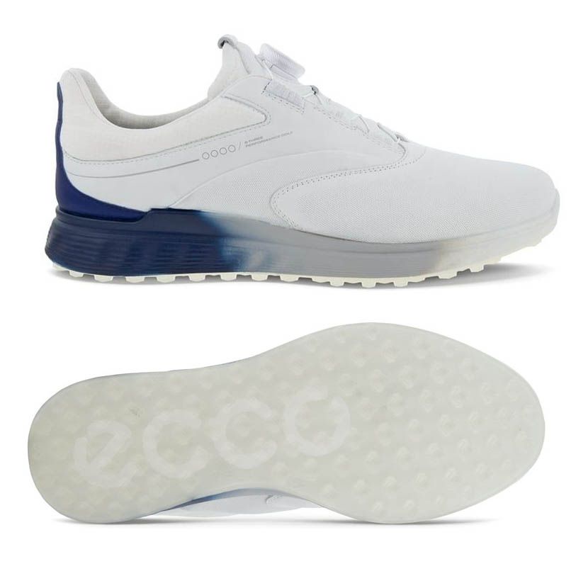 Giày golf nam S-THREE BOA | ECCO | Tặng 1 dù golf 1m5