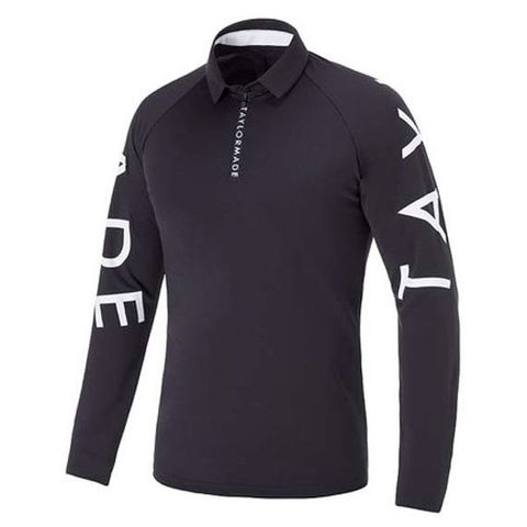 Áo golf tay dài nam 2MFPO-TB751 BK N92014 | Men's Golf Long Sleeve PolosTaylorMade