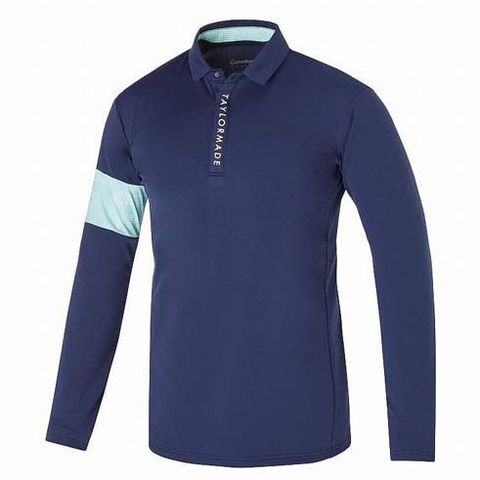 Áo golf tay dài nam 2MFPO-TB754 NV N92024 | Men's Golf Long Sleeve PolosTaylorMade