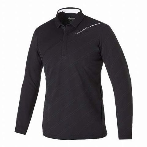 Áo golf tay dài nam 2MFPO-TB755 BK N92026 | Men's Golf Long Sleeve PolosTaylorMade