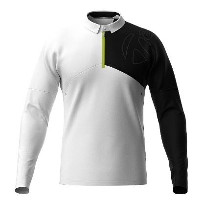 Áo golf tay dài nam 2MFPO-TD441 WH N87356 | Men's Golf Long Sleeve PolosTaylorMade