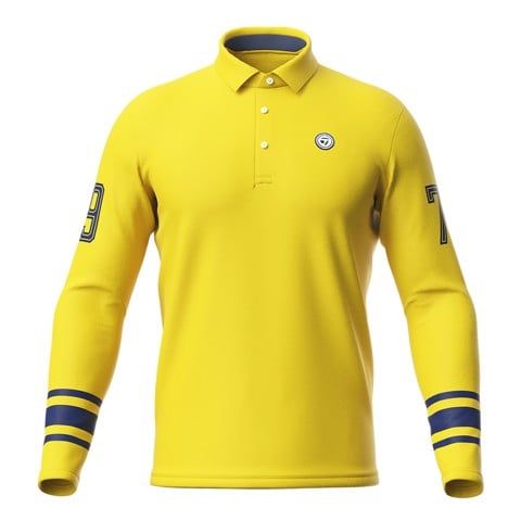 Áo golf tay dài nam 2MFPO-TD443 YE N87363 | Men's Golf Long Sleeve PolosTaylorMade