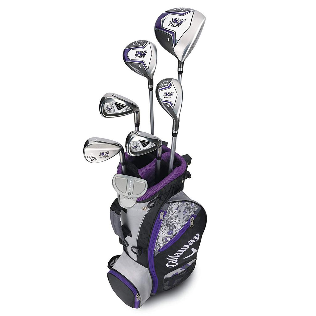 Bộ gậy golf Full set Callaway X Junior Hot 8PC 9-12 GIRL IR JV