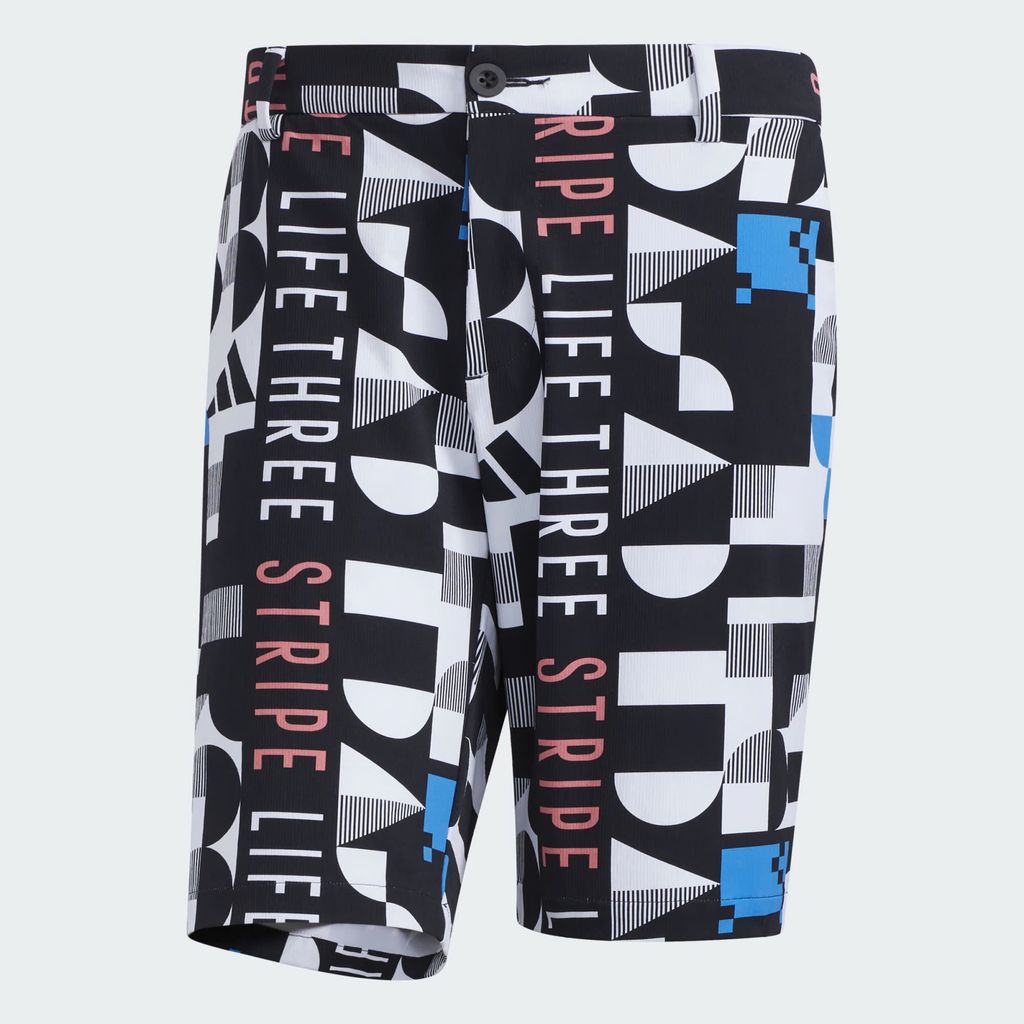 Quần shorts golf namGraphic Shorts Black HA3286 | ADIDAS