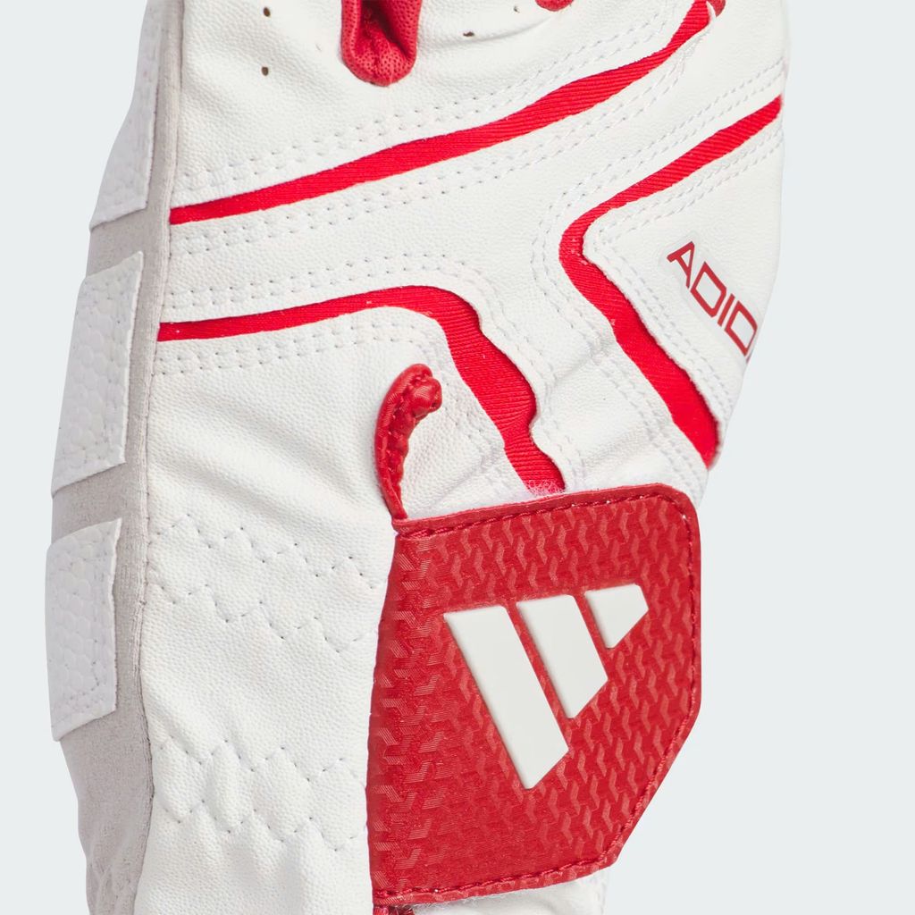 Găng tay golf nam Nonslip 24 White/Brired IN6685 | ADIDAS