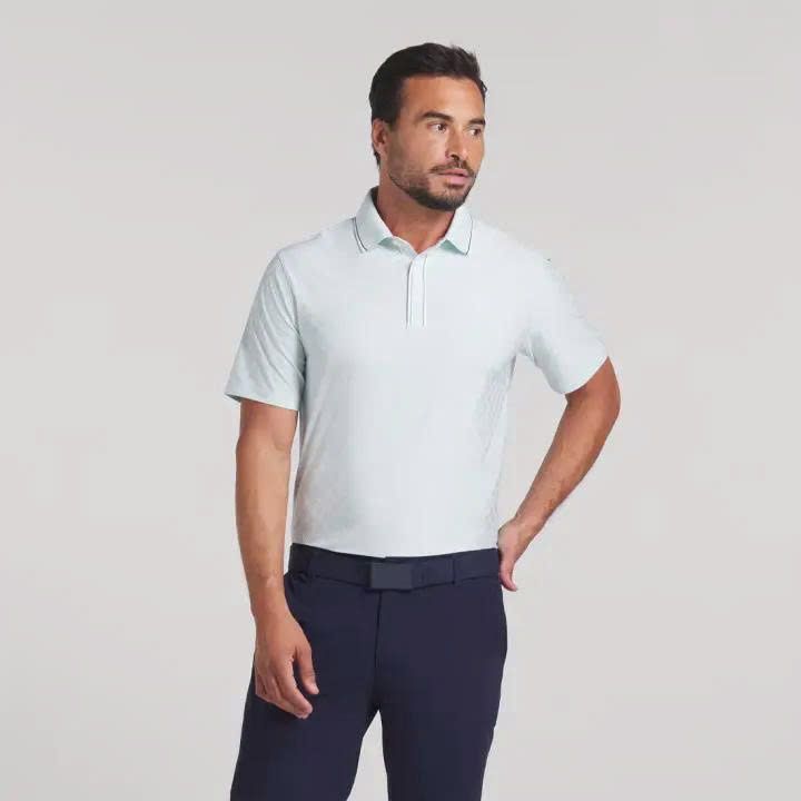 Áo golf nam tay ngắn PUMA X AP Tipped Jacquard Polo 63017902 | PUMA