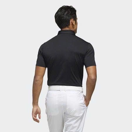 Áo golf nam tay ngắn Adipure Black FJ1759 | Adidas
