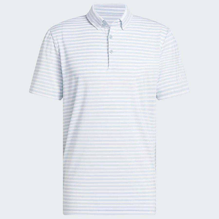 Áo golf nam tay ngắn Ultimate365 Stripe Wonder Blue / White JP0475 | AÁo golf nam tay ngắn Ultimate365 Stripe Wonder Blue / White JP0475 | Adidas