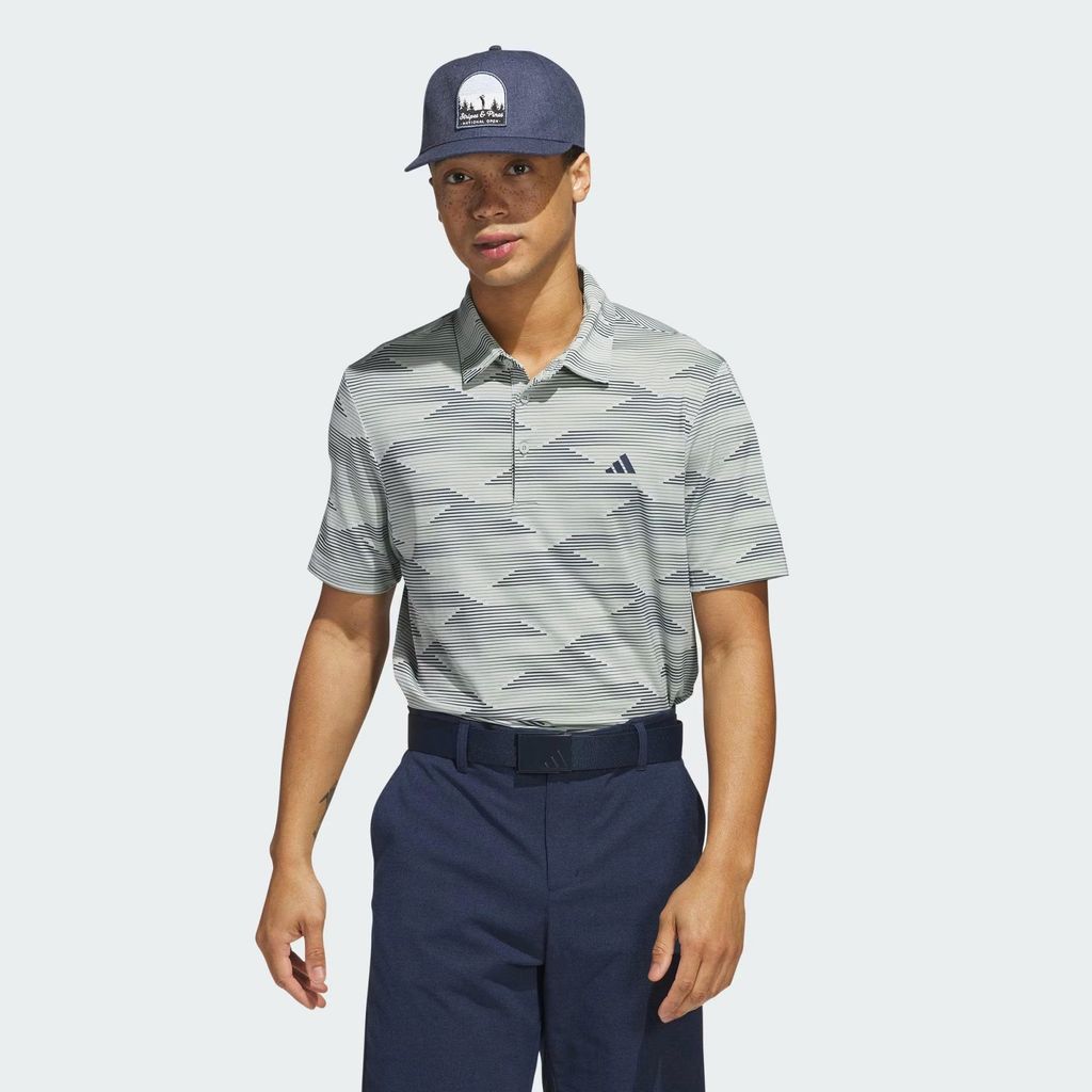 Áo golf nam tay ngắn Speed Ultimate365 Wonder Silver / Collegiate Navy