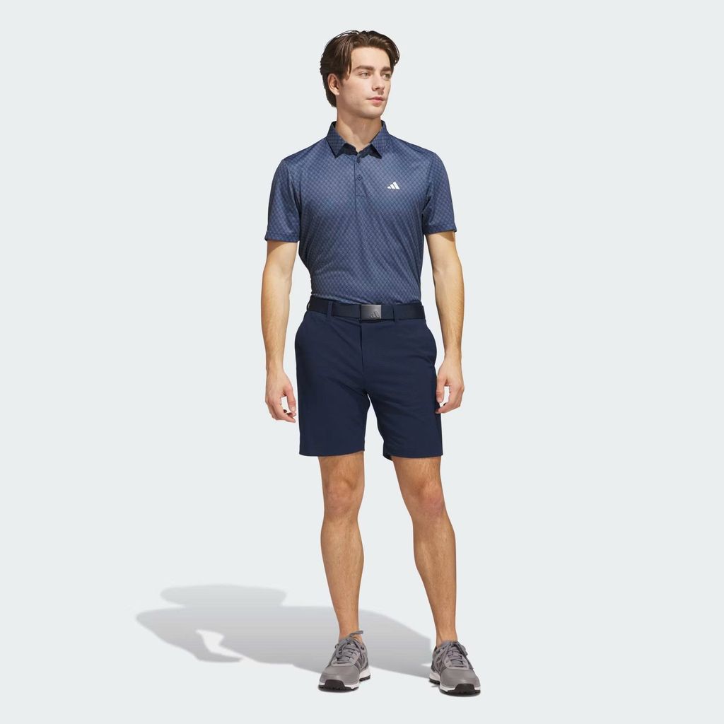 Áo golf nam tay ngắn Core Allover Print Collegiate Navy / White JF8852