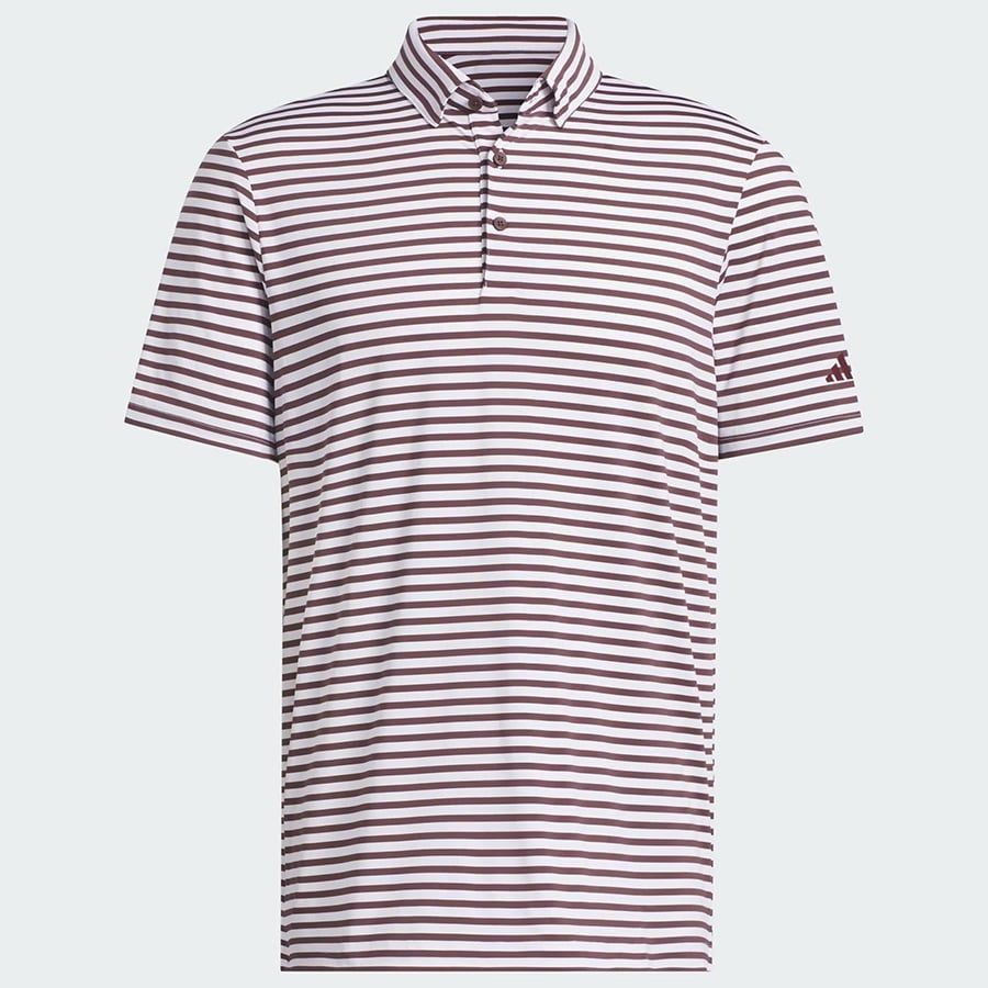Áo golf nam tay ngắn Ultimate365 Stripe Polo White / Aurora Ruby JF489Áo golf nam tay ngắn Ultimate365 Stripe Polo White / Aurora Ruby JF4890 | Adidas