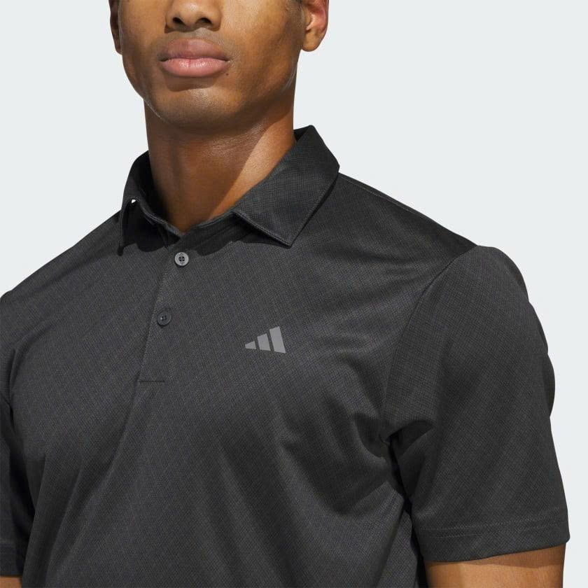 Áo golf nam tay ngắn Core Allover Print Carbon/Black JF8850 | Adidas