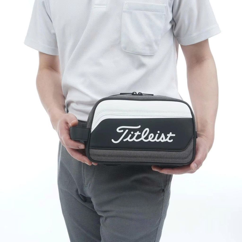 Túi golf cầm tay PURSUIT POUCH BLACK/WHITE TA25PSP-01 | Titleist