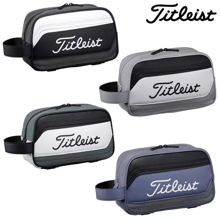 Túi golf cầm tay PURSUIT POUCH BLACK/WHITE TA25PSP-01 | Titleist