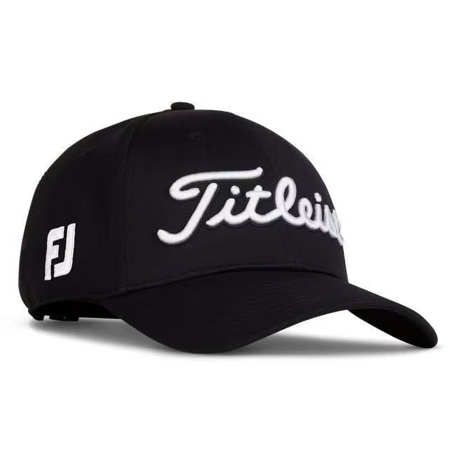 Nón kết golf nam TOUR PERFORMANCE BLACK/WHITE TH25ATP-01 | Titleist