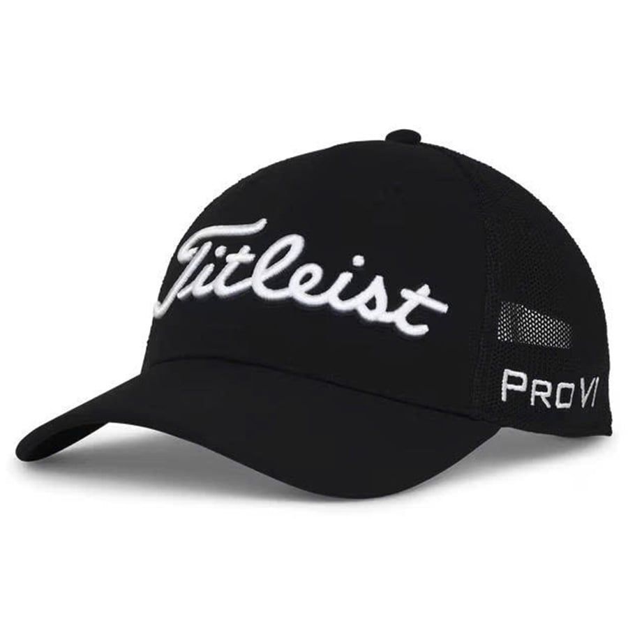 Nón kết golf nam TOUR PERFORMANCE MESH BLACK/WHITE TH25ATPM-01 | TitleNón kết golf nam TOUR PERFORMANCE MESH BLACK/WHITE TH25ATPM-01 | Titleist