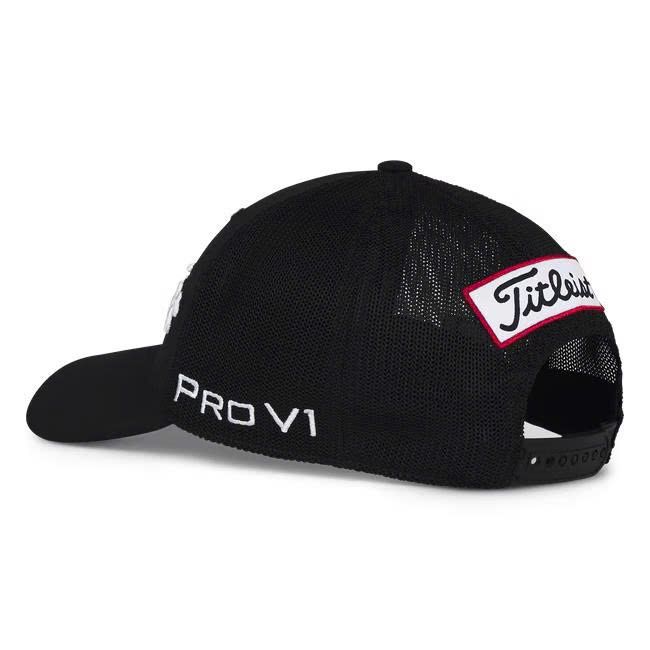 Nón kết golf nam TOUR PERFORMANCE MESH BLACK/WHITE TH25ATPM-01 | Title
