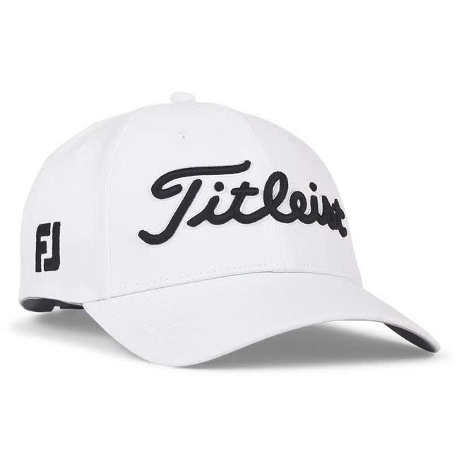 Nón kết golf nam TOUR PERFORMANCE WHITE/BLACK TH25ATP-10 | Titleist
