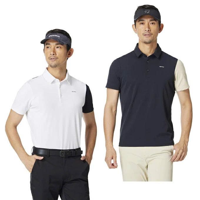 Áo golf nam tay ngắn 2MSPO-UN618 BLACK M13155 | TaylorMade