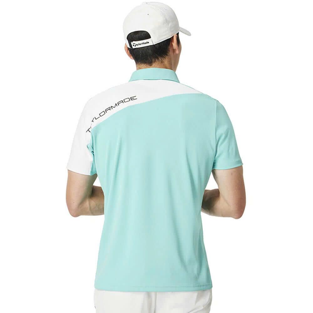 Áo golf nam tay ngắn 2MSPO-UN618 TURQUOISE M13156 | TaylorMade