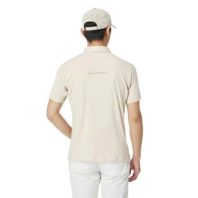 Áo golf nam tay ngắn 2MSPO-UN629 BEIGE M13195 | TaylorMade