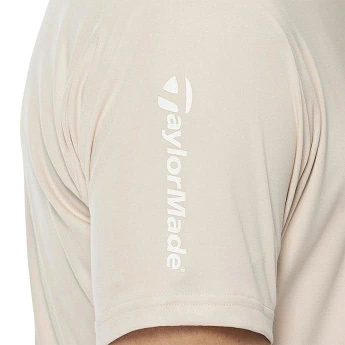 Áo golf nam tay ngắn 2MSPO-UN629 BEIGE M13195 | TaylorMade