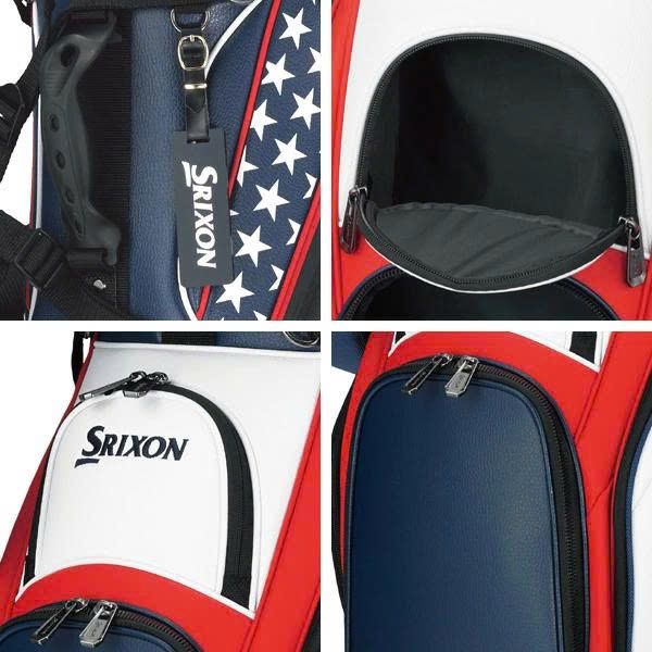 Túi gậy golf Stand Bag (Navy/White/Red) GGC-S209L | SrixonTúi gậy golf Stand Bag (Navy/White/Red) GGC-S209L | Srixon