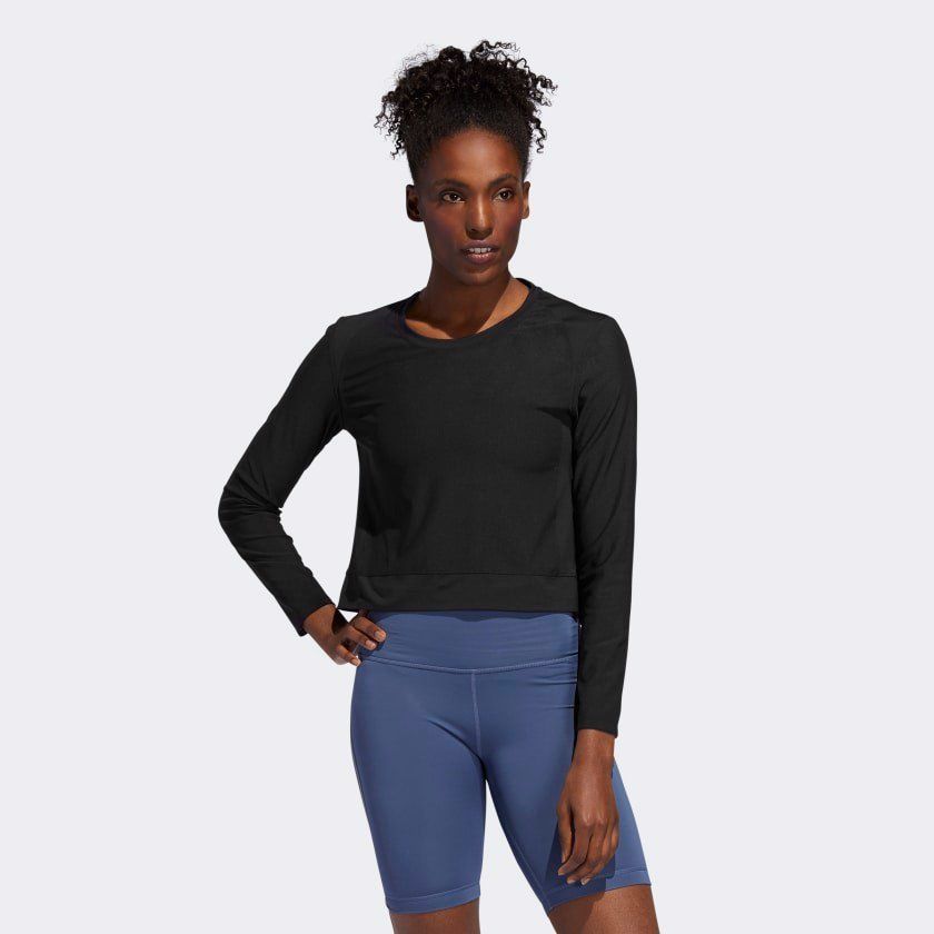adidas - Áo thun Nữ Long Mesh Other Top FW19-EA51