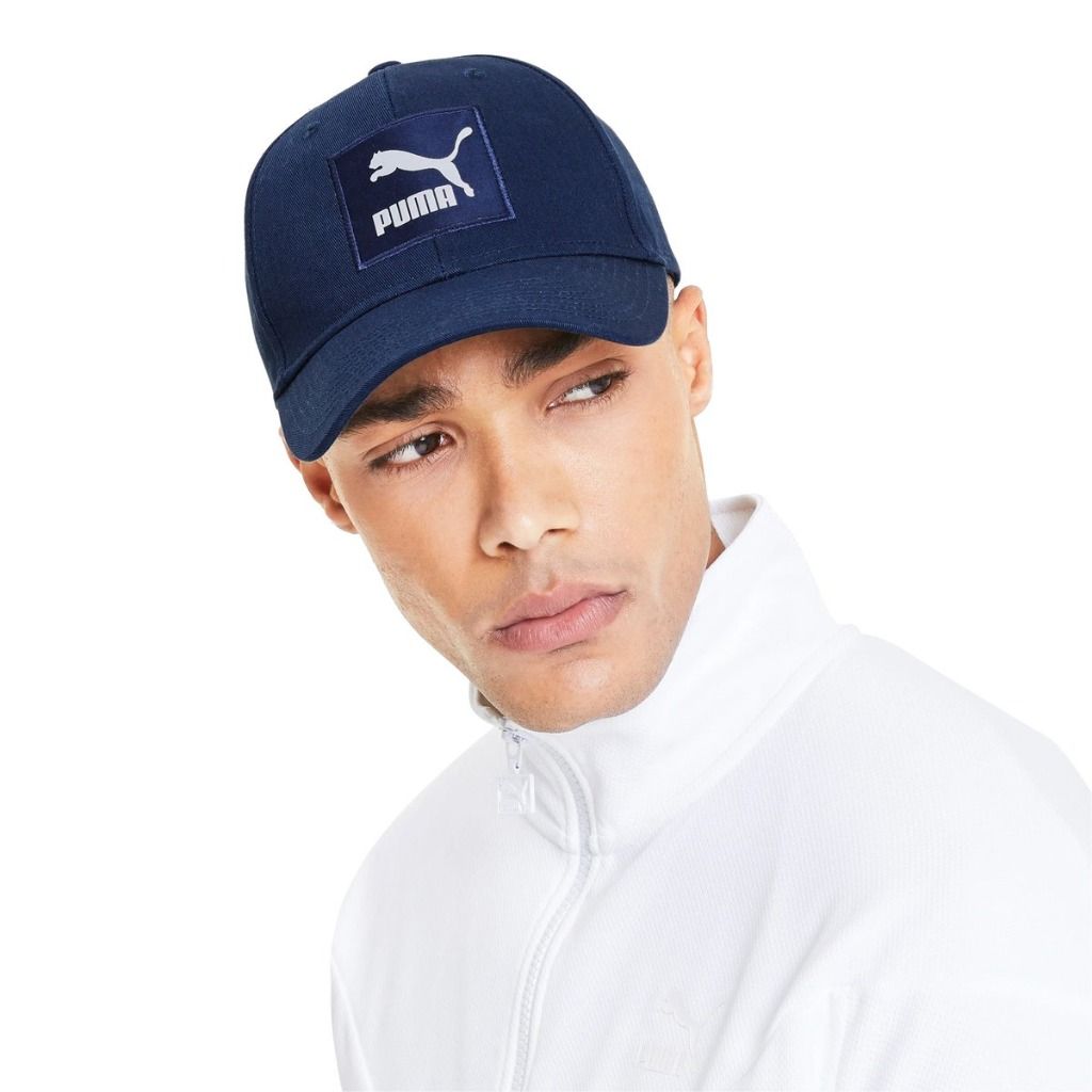 Puma - Nón mũ nam nữ Archive Logo Label Cap Peacoat Lifestyle SS21-0227