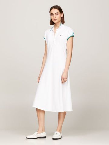 Tommy Hilfiger - Đầm nữ Signature Tape Knee Length Polo Dress