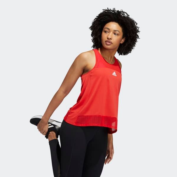 adidas - Áo thun ba lỗ Nữ Training Heat.Ready Mesh Tank Top FW21-H520