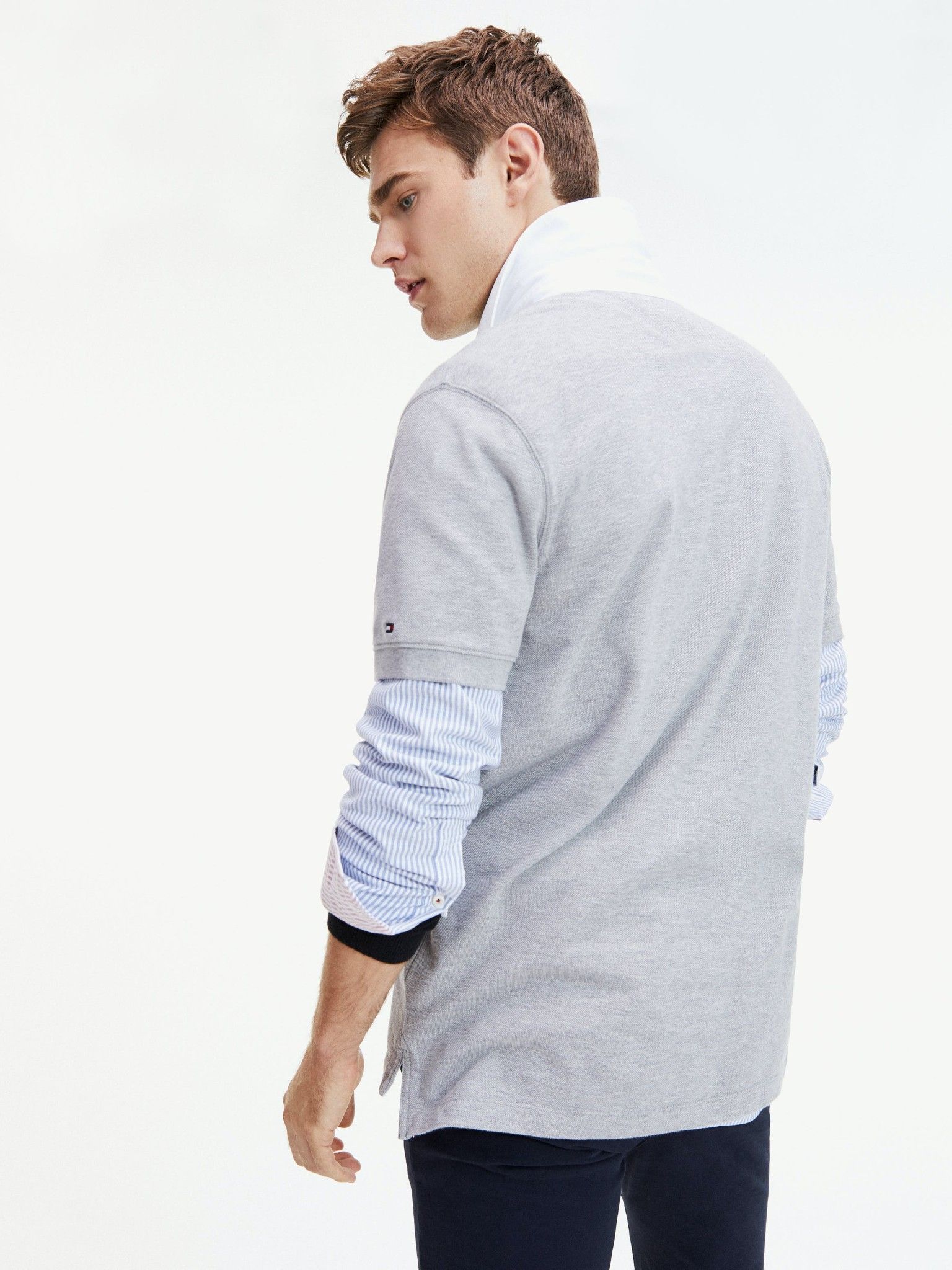 Tommy Hilfiger - Áo polo tay ngắn nam Relaxed Rugby Polo ME21-MS20