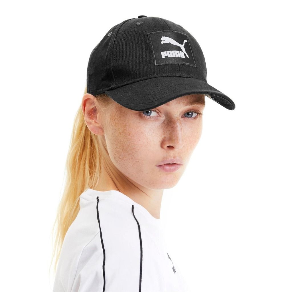 Puma - Nón mũ nam nữ Archive Logo Label Cap Puma Black Lifestyle SS21-0227